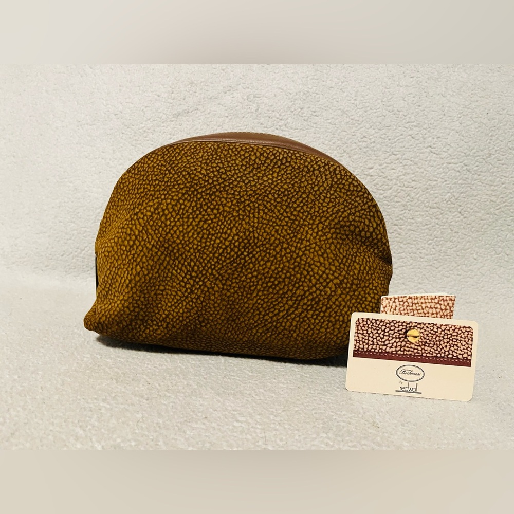 Borbonese Quail Suede Small Clutch/Pouch